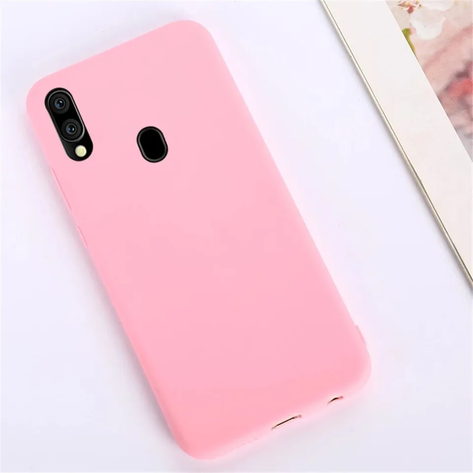 Fodral för Samsung Galaxy A10 A10E A20 A20E A30 A40 A50 A70 S A01 A02S A11 A21 A31 A41 A51 A71 Silikon Soft TPU Back Cover Fodral