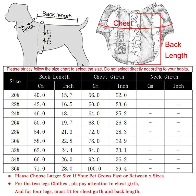 Abbigliamento cani di taglia media Inverno caldo Gilet animali Giacca impermeabile Cappotti grandi Abbigliamento mimetico Golden Retriever Y200917