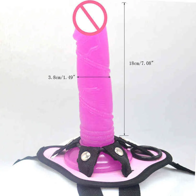 Nxy dildo's dragen kleine gesimuleerde penis volwassen sex producten vaginale en anale masturbatie lesbische lederen broek speelgoed 0221