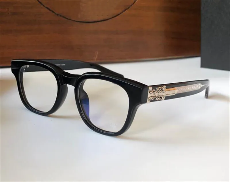 Nieuwe mode-ontwerp optische brillen CUNTVOLUT klassiek vierkant plaatframe met delicate zwaarddecoratie eenvoudige en veelzijdige stijl 253N