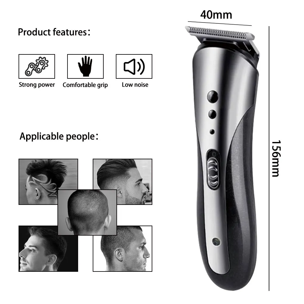 3 في 1 قابلة للشحن الشعر المقص للرجال ماء اللاسلكية اللاسلكية الحلاقة الأنف الأذن حلاقة الشعر المتقلب أداة الكائنات