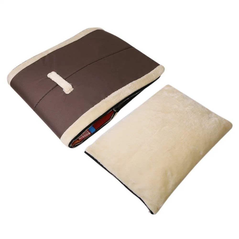 2 en 1 maison et canapé pour chien lit chat chiot lapin animal chaud doux chaud animal chenil canapé sac de couchage maison chiot grotte lit LJ201028