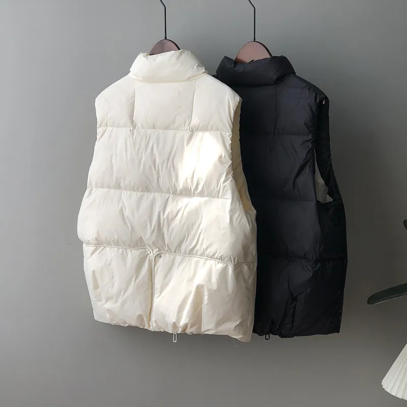 고품질의 새로운 패션 겨울 여자 코트 민소매 재킷 남성 캐주얼 와이어 코트 플러스 사이즈 201026