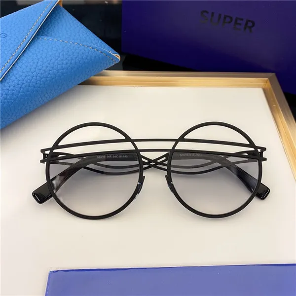 096 Nouveaux hommes et femmes lunettes de soleil carrées monture en métal populaire rétro lentilles Uv400 qualité supérieure protection des yeux style classique boîte-cadeau 281w