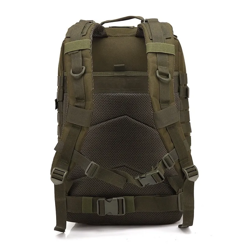 50L stor kapacitet Man Army Tactical Rackpacks Militära attackpåsar utomhus 3P Molle Pack för vandring camping jaktpåse244z