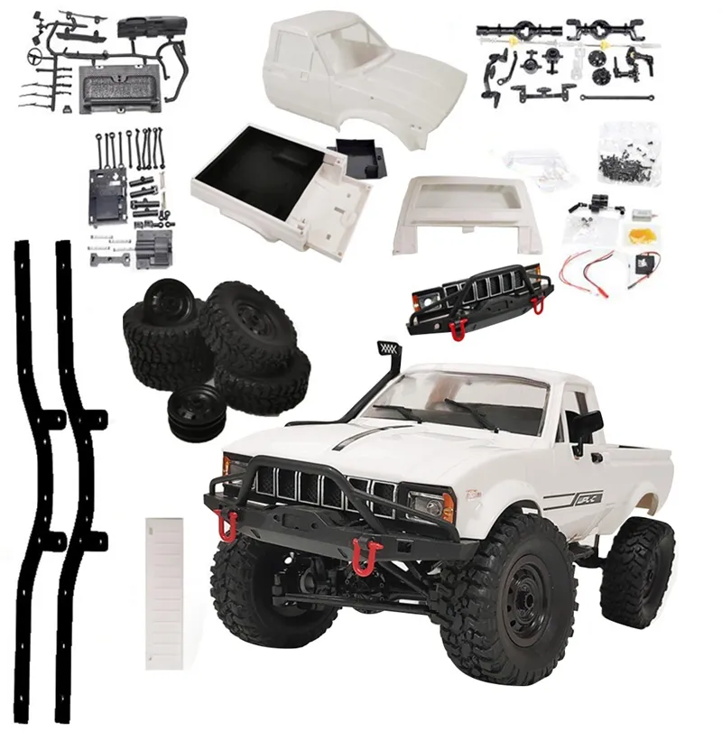 C24-1 1/16 4WD 2.4G camion Buggy chenille hors route bricolage RC voiture Kit 4WD jouet sans pièces électriques