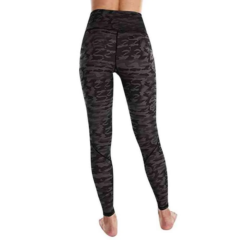 Broek voor dames yoga broek zakken luipaard print hoge taille training leggings running broek sport vrouw pantia dames leggings h1221