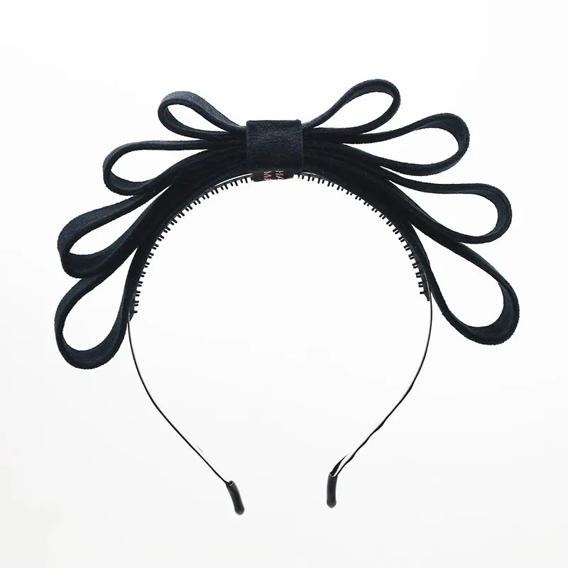 2021 moda novo verão grande pano de lã 4 camadas arcos meninas moda hairband meninas headband acessórios de cabelo lj201226