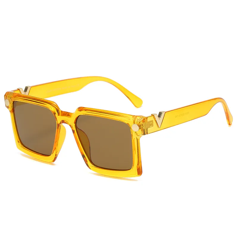 L6929 moda redonda óculos de sol óculos designer marca preto metal quadro escuro 50mm lentes de vidro para mulheres dos homens melhor 320p