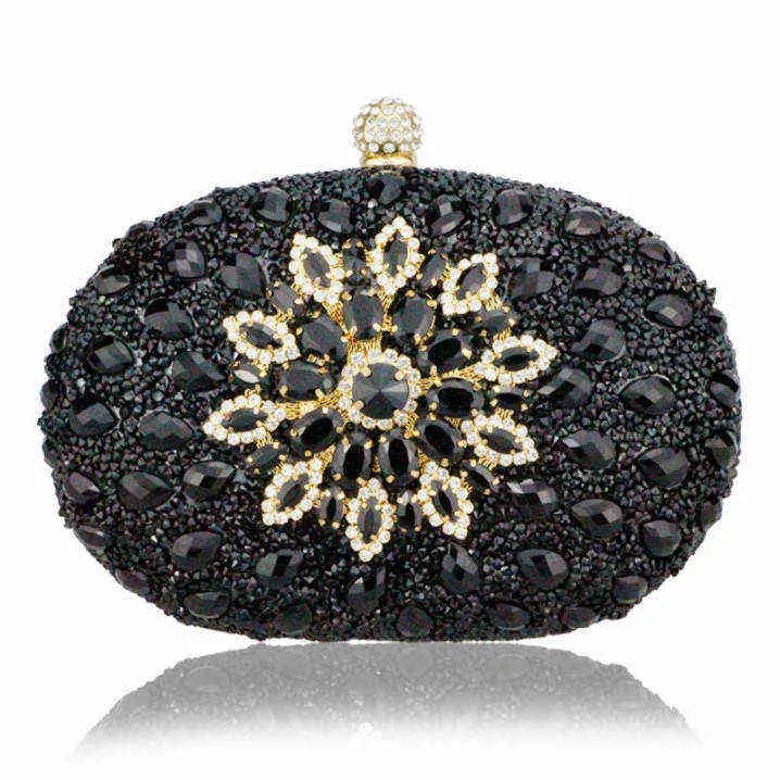 Nxy handväska bröllop diamant silver blommig kristall slingpaket kvinna koppling väska mobilficka matchande plånbok handväska handväskor 0214
