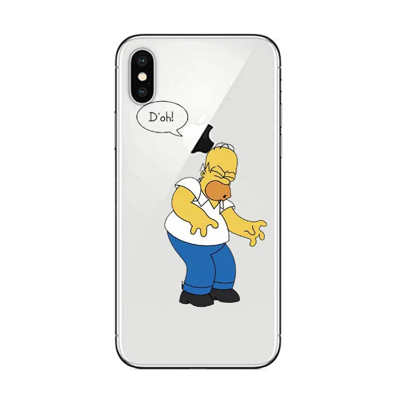 Homer J Simpson JAY Bart SIMPSON Zachte Telefoon Case Voor iPhone 11 12 mini pro max 6S 6 7 8 Plus X XR XS Se 2020 TPU Siliconen Cover8758729