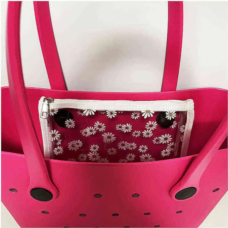 Shopping Bags Pochette transparente en Silicone PVC, pour notre sac Bog, accessoire de taille, intrieur 2022 220304