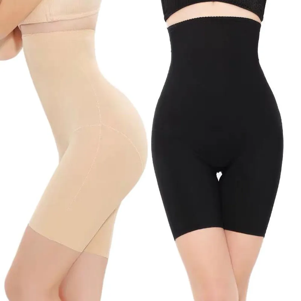 Taille Shaper Spanx Körper Shapewear Nahtlose Abnehmen Unterwäsche Hohe Frauen Kurze Strumpfhosen Boxer Y200706250M