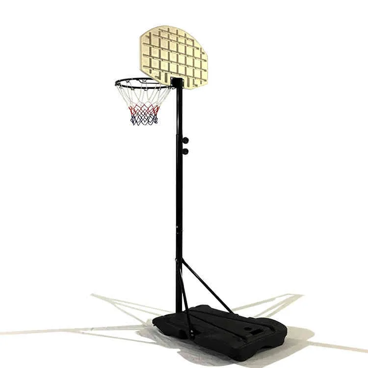 Neuer Outdoor Basketball Post Jugend 10 Fu￟ Basketball -Basis -Basis -Mini -Basketball -Tor auf den R￤dern4280106