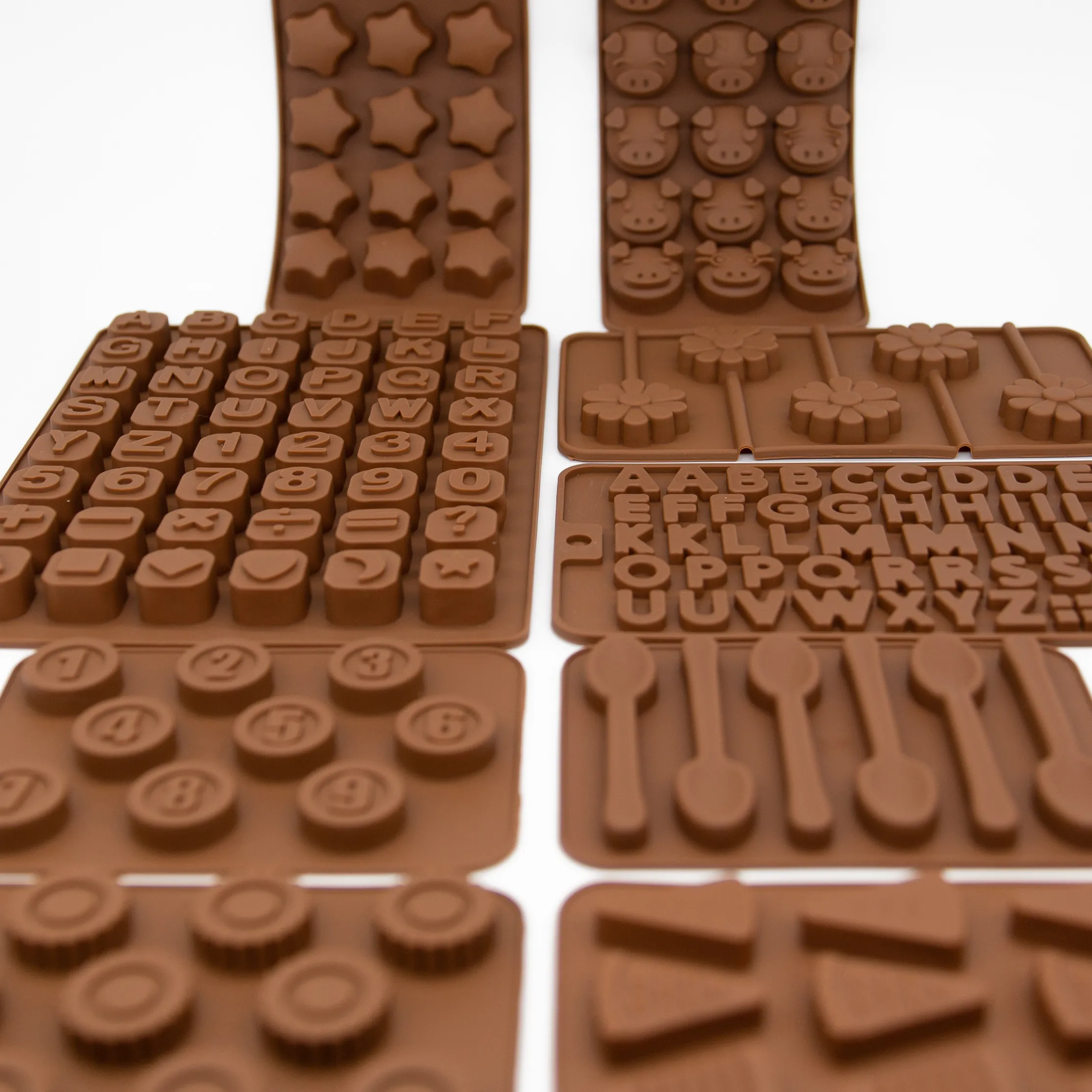 Silikonowe narzędzia do pieczenia Czekoladowego Formy Non-Stick Cake Jelly i Candy 3D DIY
