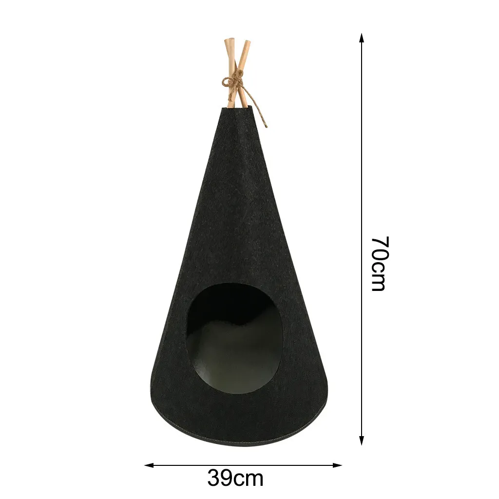 Pet Tent Foldable Cat Dog House Bed Puppy Teepee Sleeping Mat Outdoor Washable Portable Pet Kennels B30 LJ2012259054459