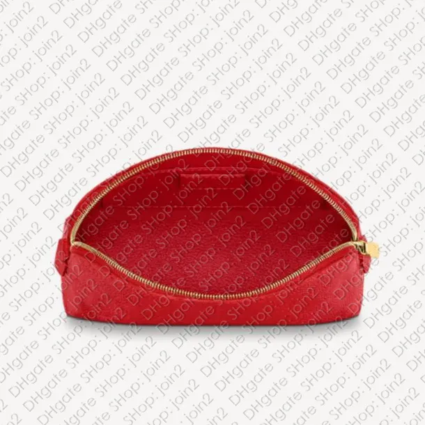 M69414 Cosmetic Pouch PM GM Designer Kvinnor Makeup Beauty Case toalettartiloalettpåse Dopp Kit smycken Lipstick Bag Empreinte Emboss2910