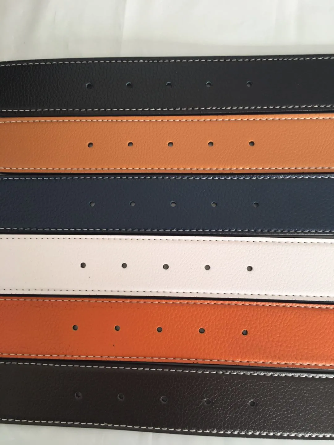 Hele Betls 2023 heren dames designer riem echt rundleer zwart goud zilveren gesp maat 105-125CM met oranje doos Fre301r