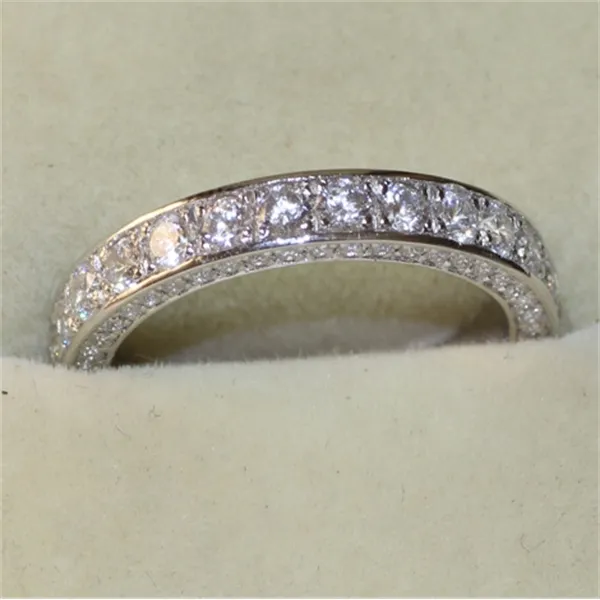Anéis de casamento 925 senhoras moda amor anéis dedo jóias prata esterlina noivado casamento banda anéis para mulher y0420262h