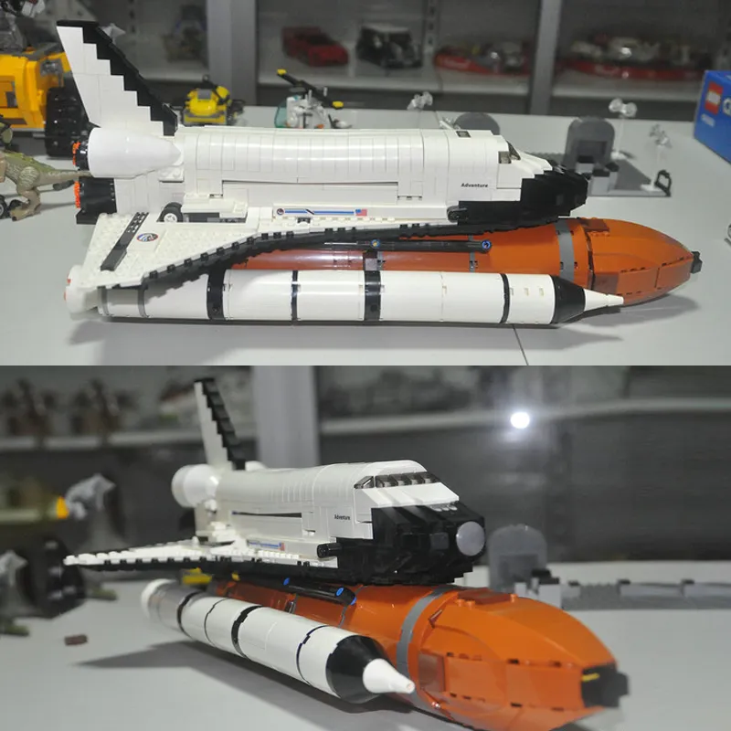 Bloco do Criador 16014 fora de impressão Expedição de ônibus espacial Modelo BuildingBlocks Bricks Kits Children Kits Set Compatible 10231