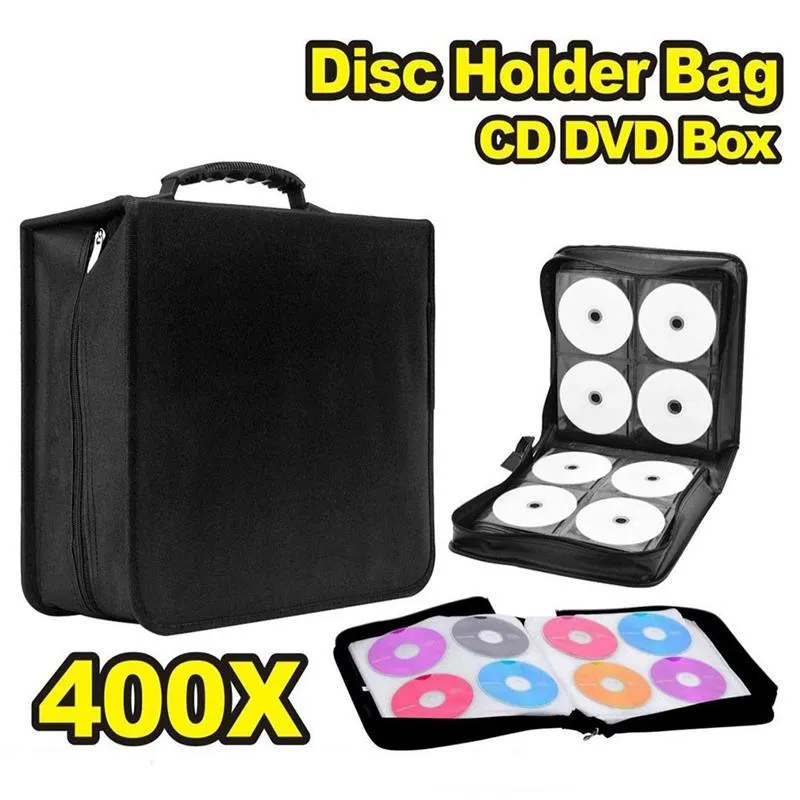 ポータブル400ディスクDD DVDストレージワールドマップ印刷されたホルダーキャリー耐久性のある財布バッグウォレットDJアルバム収集ストレージC0116281L