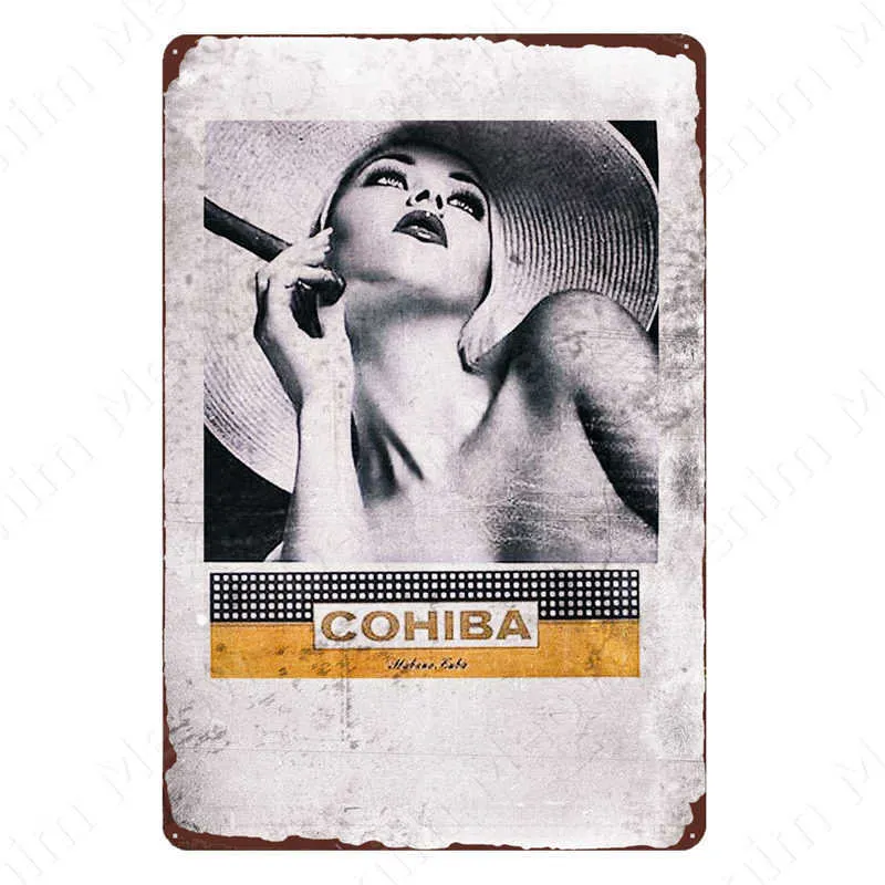 Puro Vintage Metal Poster Seksi Lady Tin Teneke İşaret Duvar Dekorasyonu Bar Cafe Club Odası Duman Dükkanı Ev Adam Mağara Sanat Resim 3396123