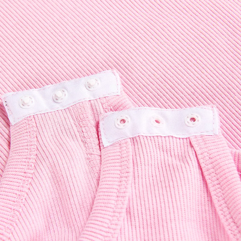 Slim Button Short Femme Body Cotton Romper Women Rompers Bodycon Jumpsuit New Sexy Bodysuit Lady V Neck Long Sleeve GV282 T200704
