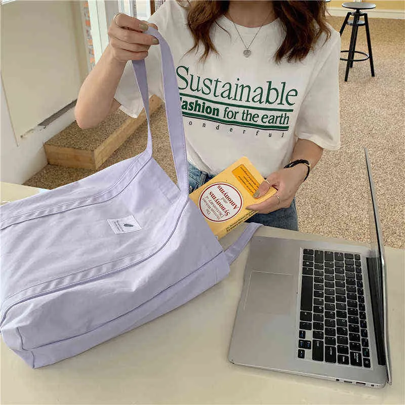 Nxy Shopping Bags Bolso De Lona Para Mujer Bolsa Hombro Gran Capacidad Reutilizable Ecolgico Compras Tendencia 2022 0209