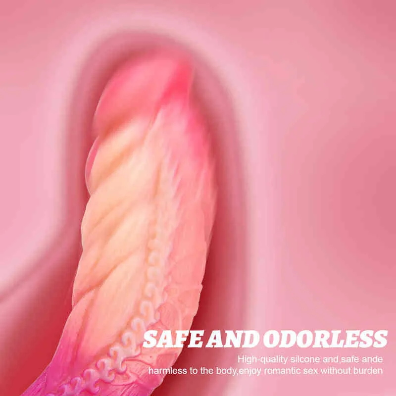 Nxy dildos anal oyuncaklar yeni makyaj özel şekilli simülasyon penis şehvetli süper kız mastürbasyon sıvı silikon yetişkin eğlenceli ürünler 0225