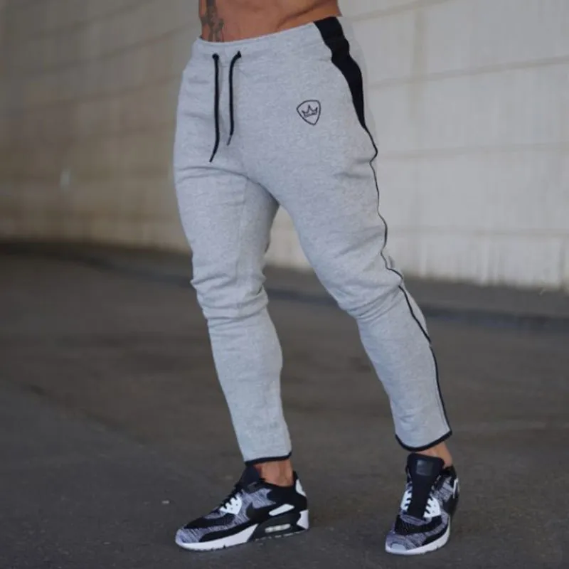 الخريف والشتاء السراويل الرجال ركض sweatpants 2020 القطن الشارع الشهير الجري الرياضية الركض الركض تراكسويت سراويل LJ201103