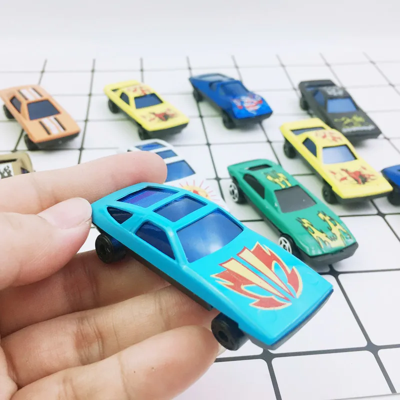 50 шт. Малыш мини -игрушечный набор автомобилей гараж игрушка 1:50 Горячий дикстальный сплав Металлический автомобиль модель модели для мальчика Рождественский день рождения LJ2009303712291