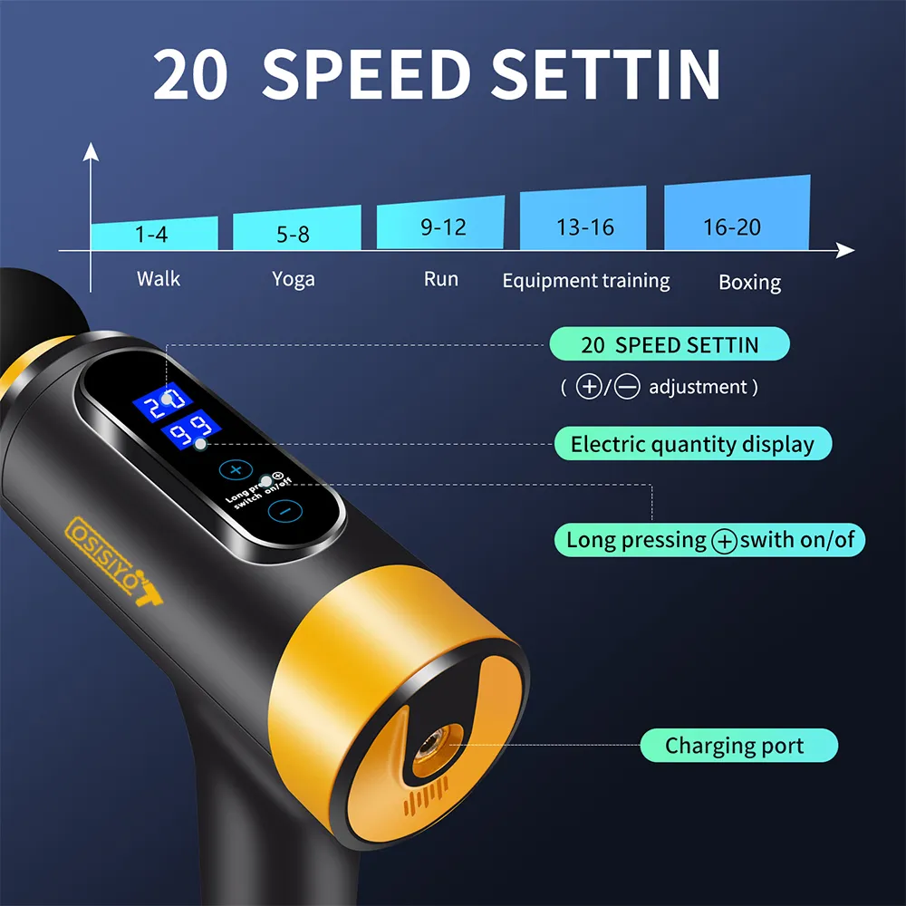 massage gun fascia gun body massager electric massager pain relief relax muscle massage Professional massage gun