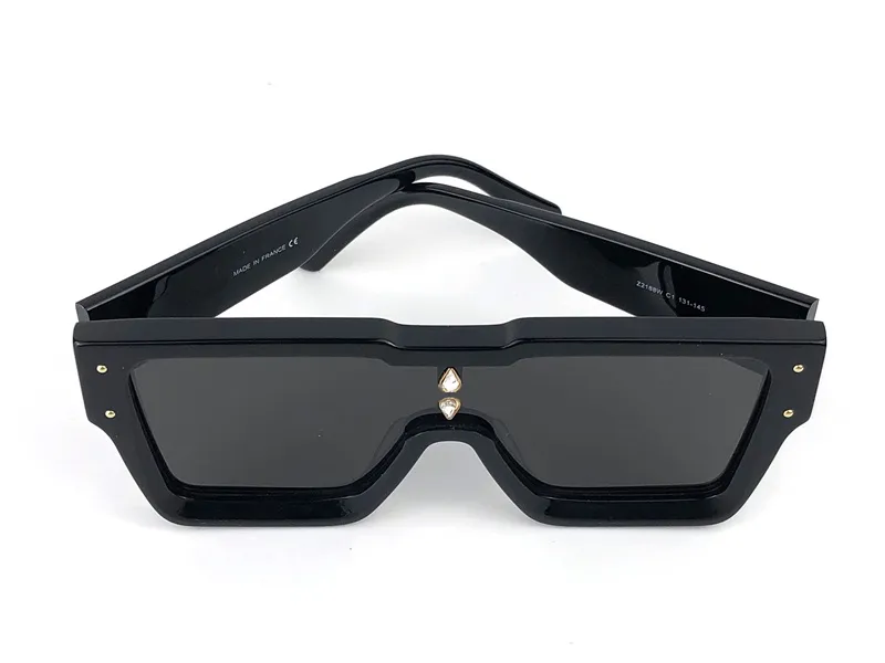 Mode-Sonnenbrille im Laufsteg-Stil Z2188, quadratische, dicke Platte mit Kristallverzierung, Avantgarde-Design, Outdoor, UV400, prot274f