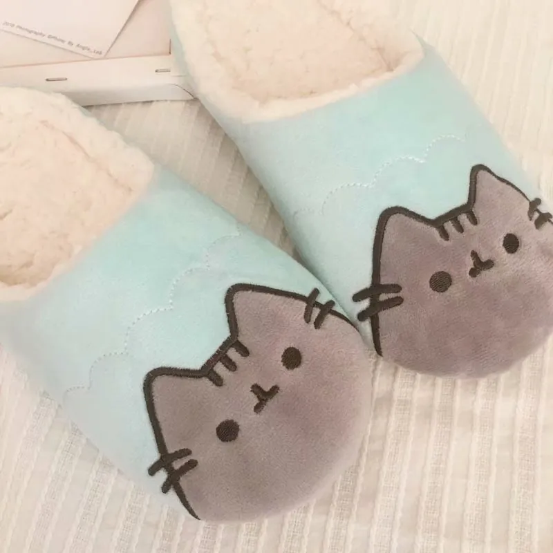 Pantofole da interno ragazza Pantofole gatti Scarpe calde colorate Cat Slip on Flats Diapositive Pantofole animali Scarpe ragazza fidanzata Regali di Natale X1020
