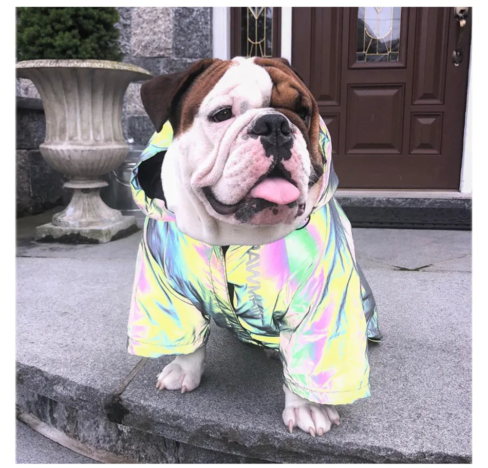Fashion Dog Ubrania odblaskowa kurtka dla psów Outdood Wodoodporne ubrania dla psa