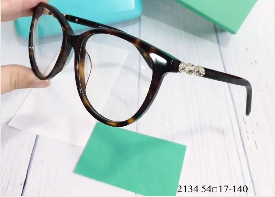 Nuevo marco de anteojos 2134 marco de gafas con marco de tablón que restaura formas antiguas oculos de grau hombres y mujeres marcos de anteojos para miopía 331o