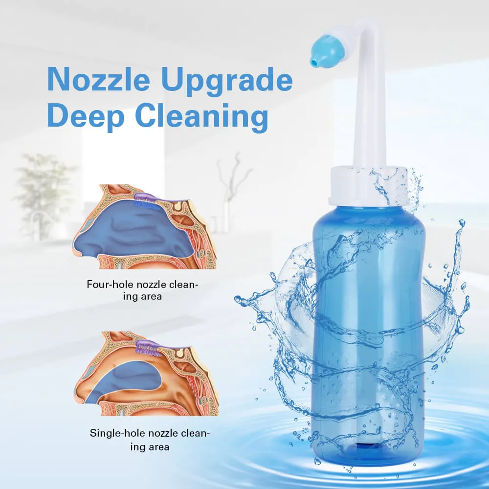 自動NetIポット鼻洗浄洗剤鼻の保護具を湿らせて鼻の灌漑用ノズルの清掃はアレルギー鼻炎洞を避けないようにする