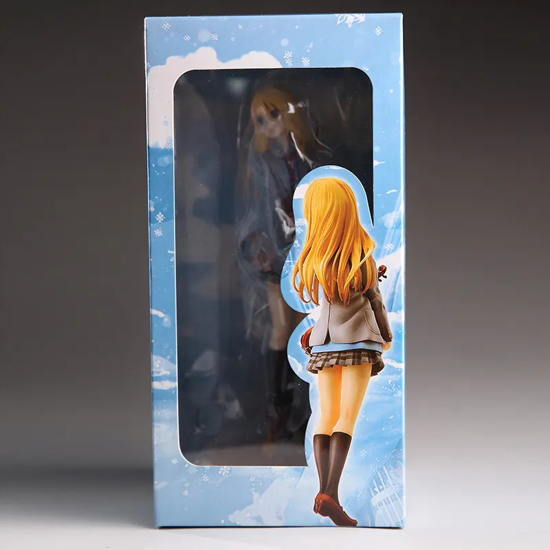 Aksiyon Figürü Nisan ayında yalanınız Kaori Miyazono Karikatür Bebeği PVC 20cm Boxpacked Japon Heykelcik Dünya Anime LJ2009286088204