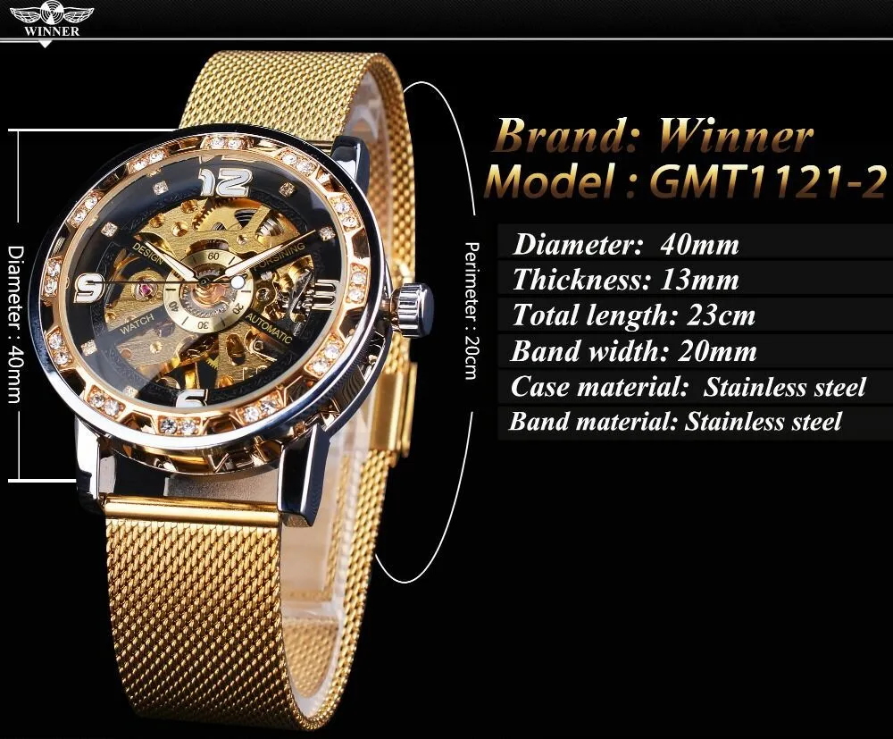 Hot Cross-Border Manual Hollow Mechanical Watch Mens Steel Belt Watch One Piece Dropshipping Orologi da polso