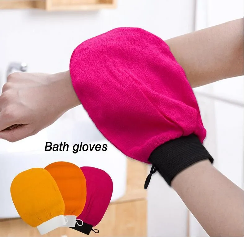 DHL Hammam Sponges Crubbing Glove Отшелушивающие перчатки перчатки Марокко для ванного полотенца скраб Mitt Magic Peeling Tan Удаление MITT FY2659 GB10113327523