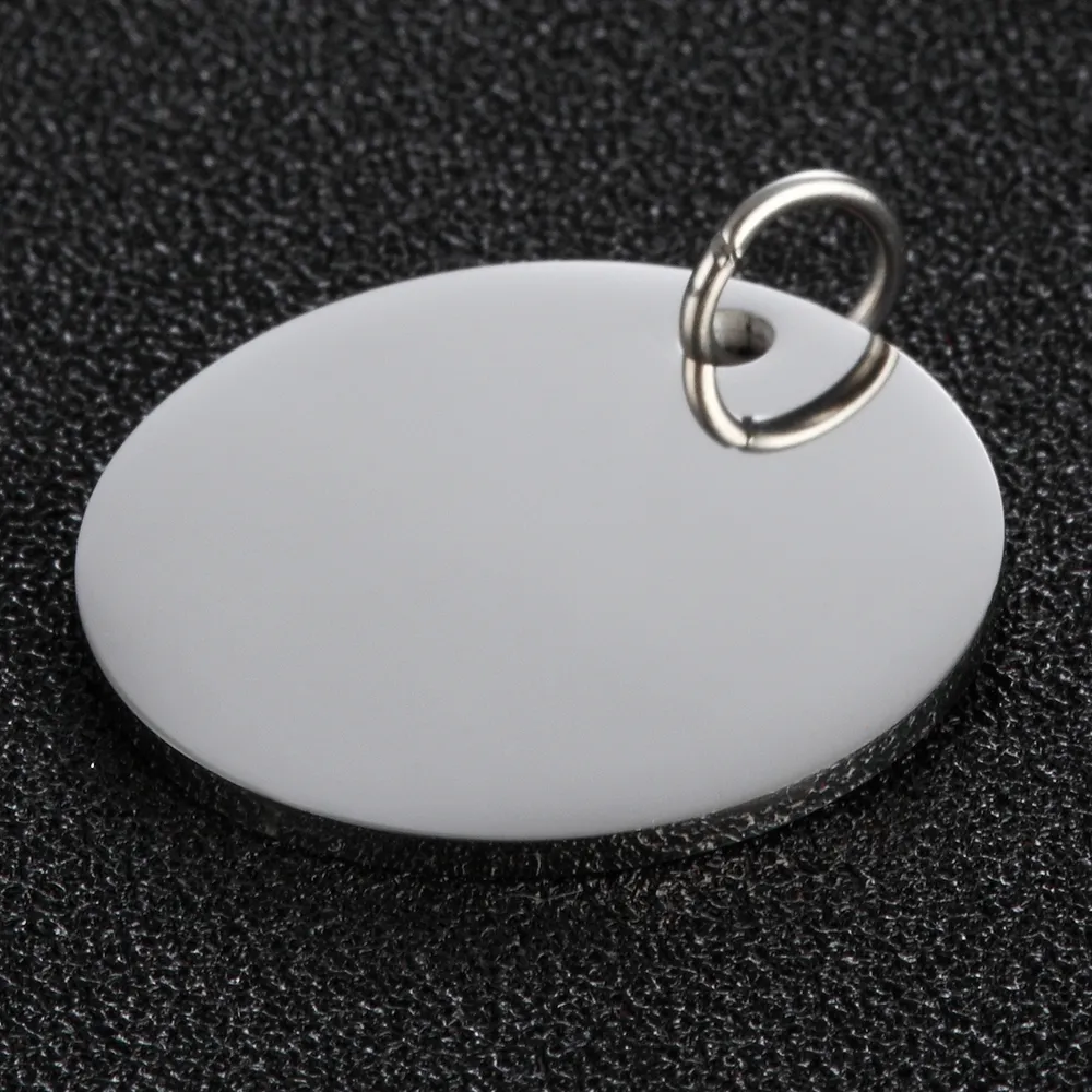 MylongingCharm espelhar tag de charme em branco polido em diferentes tamanhos aço inoxidável Braça em branco Charme Tag3121676767