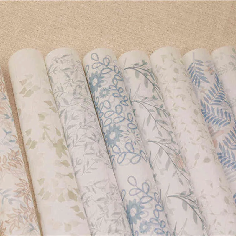 100 pçs / lote papel de embrulho de sabão artesanal papel de cera translúcido papel de tecido personalizado h1231281y