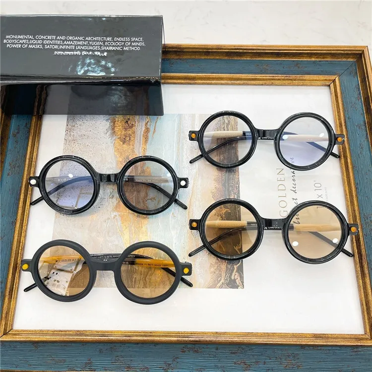 Designer de luxo redondo quadro óculos de sol masculino 80% de desconto na loja on-line kuboraum cor combinando óculos de sol cilíndricos com caixa