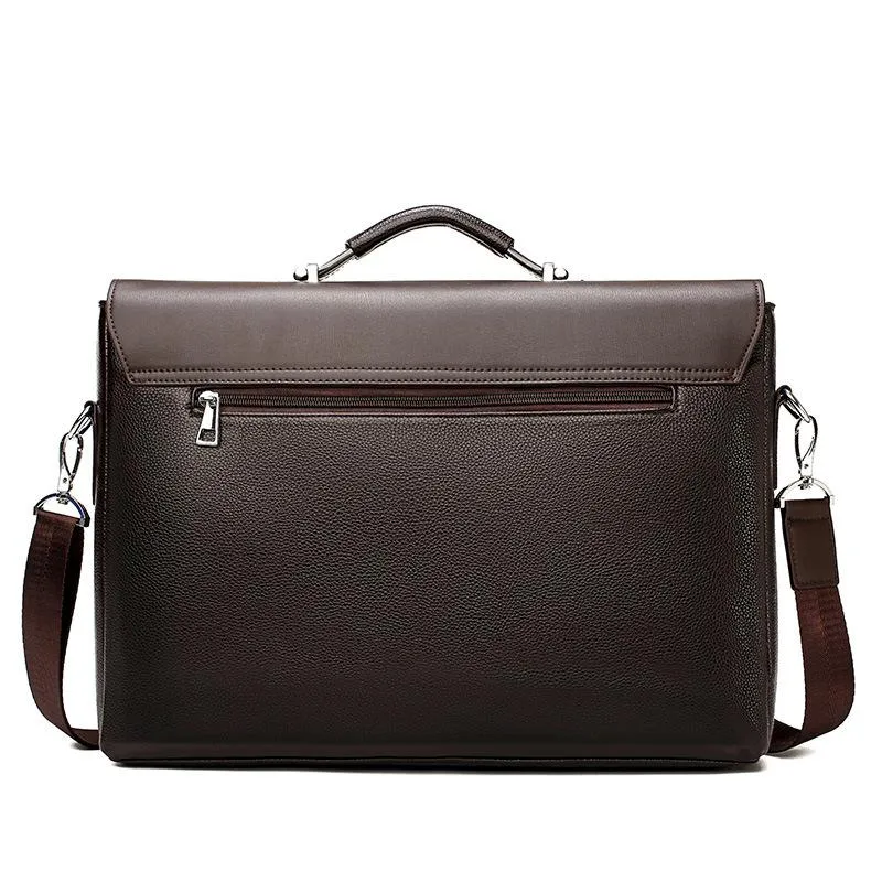 Porte-documents en cuir pour hommes, sac à main décontracté pour ordinateur portable, sacs de voyage de luxe, sacs de styliste en cuir souple, bag1302O