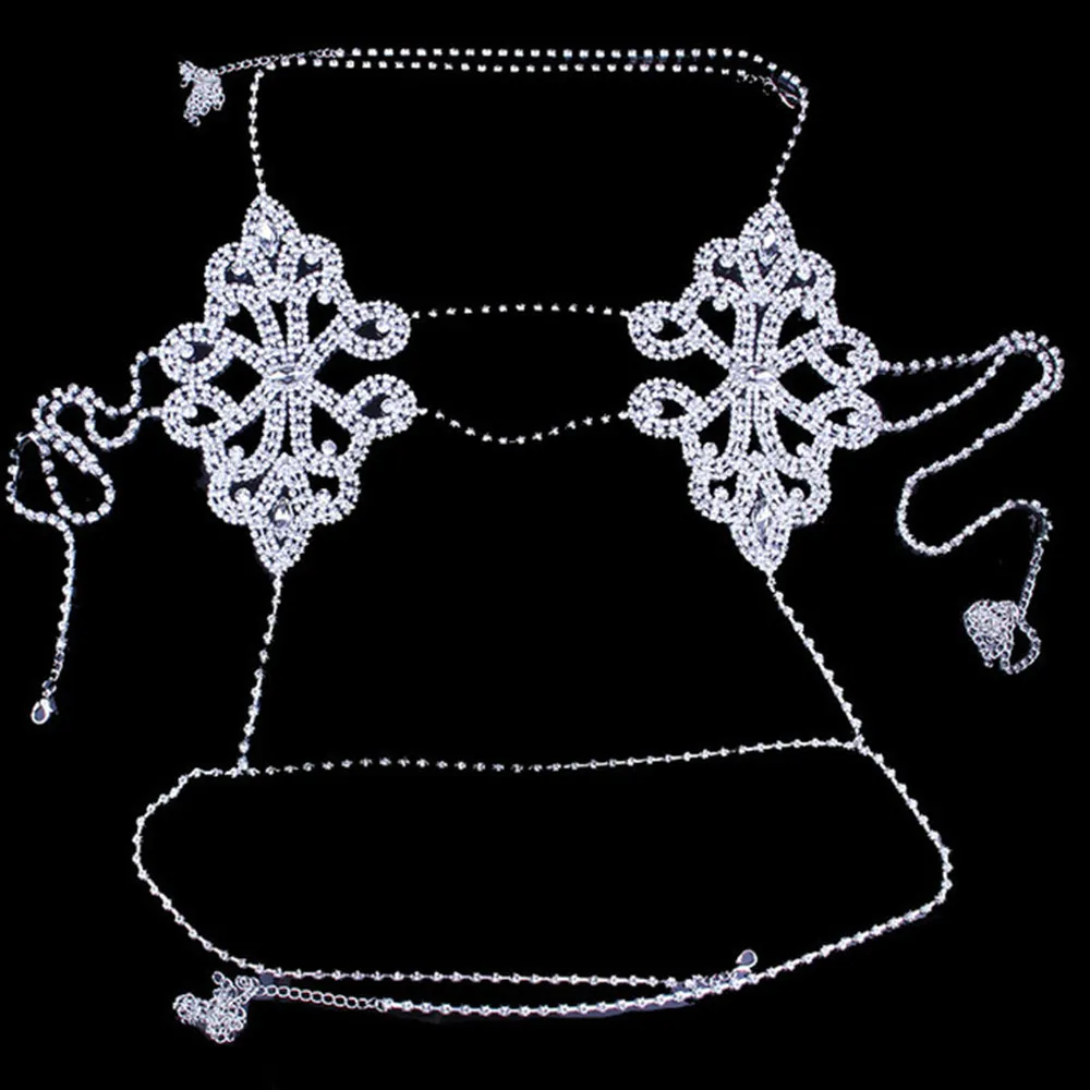 Vlinder kristallen set lichaamsketen beha en string slipje voor vrouwen sexy lingerie bikini body sieraden ondergoed t2005081921183