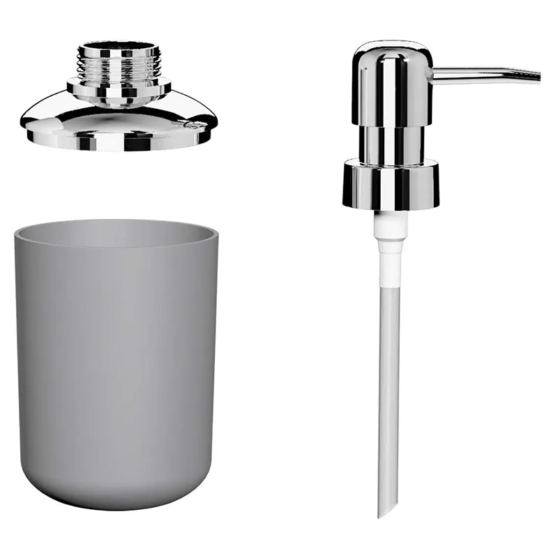 Plastic Bathroom Accessory Set,Bath Toilet Brush Accessories Set with Toothbrush Holder,Toothbrush Cup