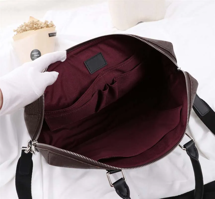 حقيبة Men Men Aktentasche Laptop Bag Mens Bag Computer Bag Borsello Uomo Sacoche Mens Handbag Mass Messenger Bags FJ303R