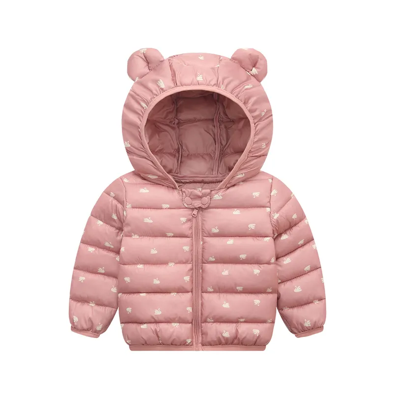 Abrigos de plumón para niños Ropa de nieve infantil con capucha para bebés, niñas y niños, chaquetas con estampado de dibujos animados, ropa de abrigo cálida para otoño e invierno, ropa para niños 2010305003542