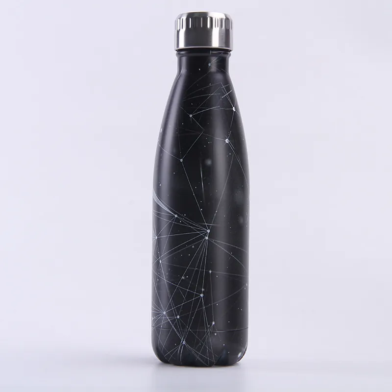 104-107 Bottiglia personalizzata in acciaio inossidabile thermos d'acqua Tazza isolata sottovuoto Bicchieri da viaggio a doppia parete Borraccia sportiva 201127