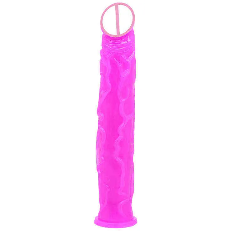 NXY Dildos Zabawki Anal Miękkie Grube Ogiery Symulacja Penis Kobiet Masturbacja Odrywa Wtyczka Vagina Jajko Darmowy Fałszywy Kurczak Rękojeść 0225